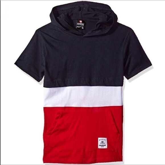 South Pole Short Sleeve Hooded Fashion Tee (E7) - Picture 1 of 6